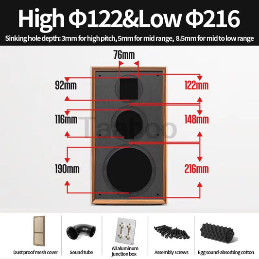 8 Inch Three-Way Labyrinth 